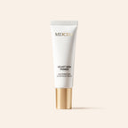 Meroda Cosmetics Velvet Skin Primer in a sleek white tube with a gold cap for a smooth, pore-blurring makeup base.