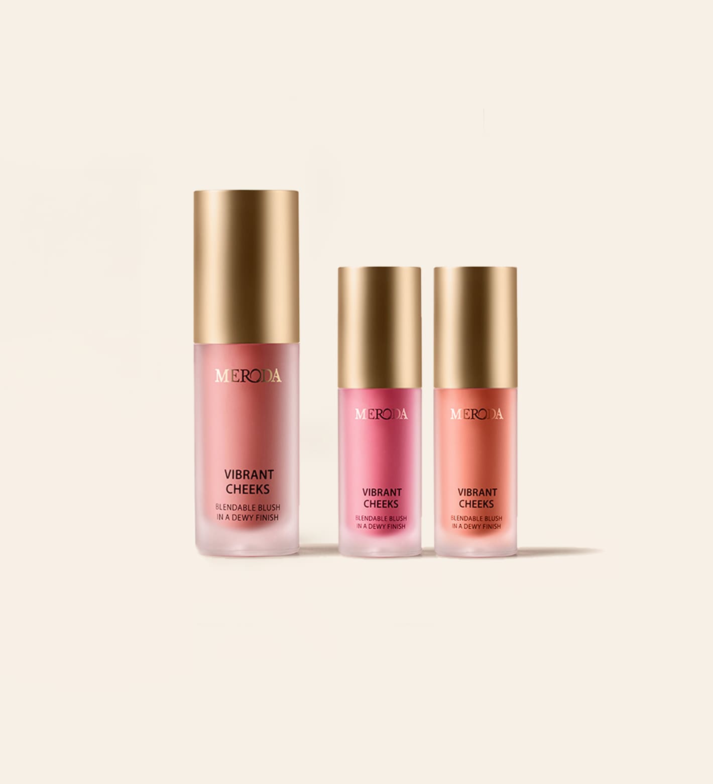 Blush Discovery Trio featuring a full-size liquid blush and two limited edition shades for a dewy finish